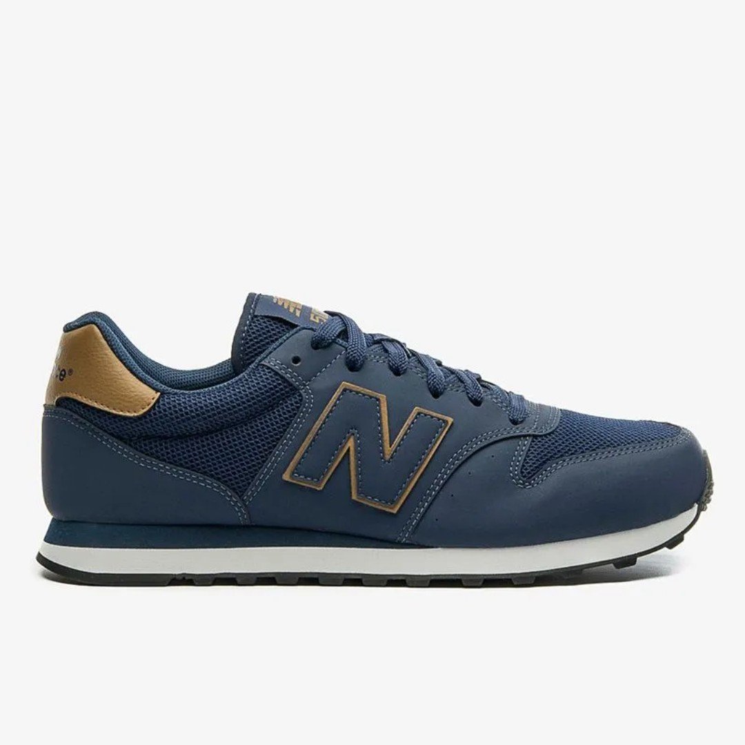Tênis Masculino New Balance 500v2 - Azul Marinho - KellesNet