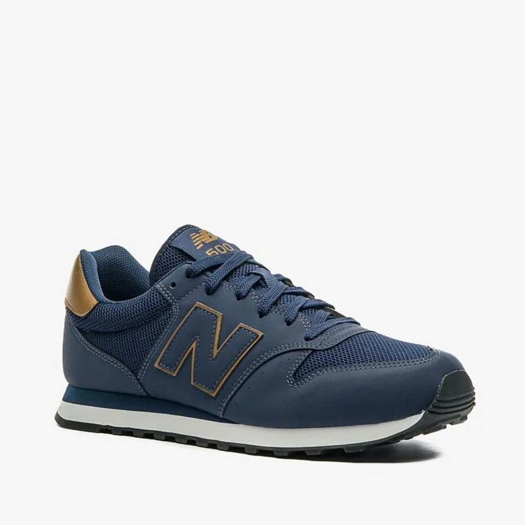 Tênis Masculino New Balance 500v2 - Azul Marinho - KellesNet