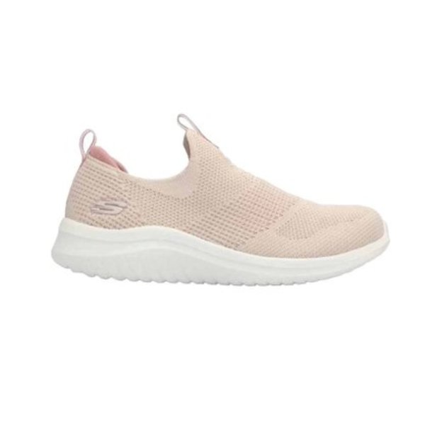 Tênis Feminino Skechers Ultra Flex Sem Cadarço Rosa KellesNet
