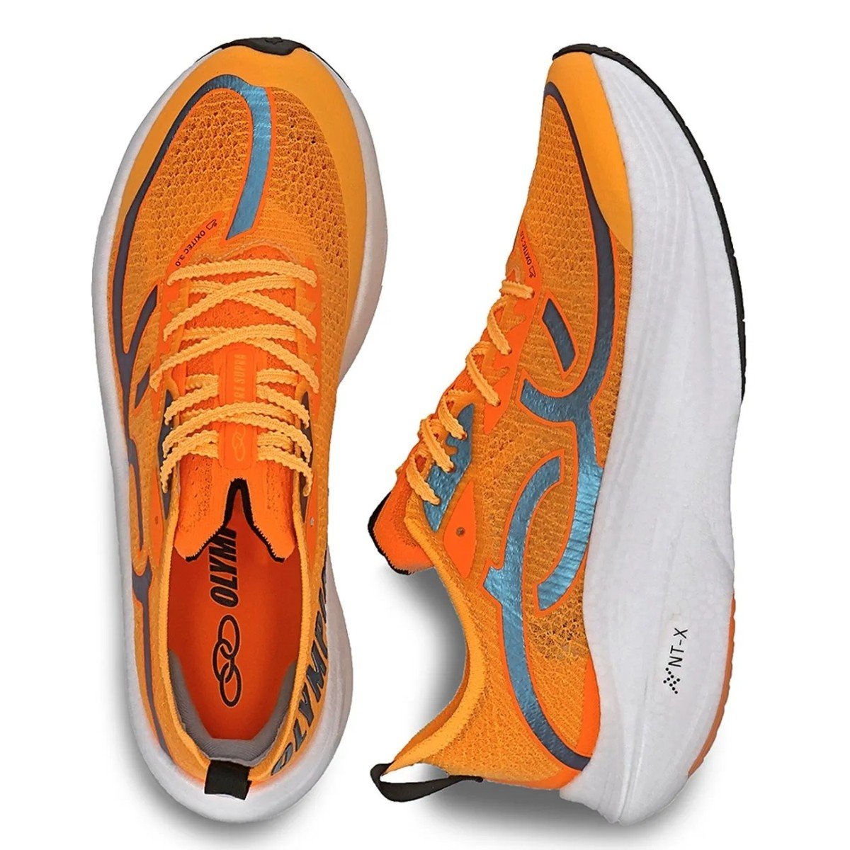 がじゅまる　No.100 Tênis Olympikus Corre Supra Unissex - Laranja - KellesNet
