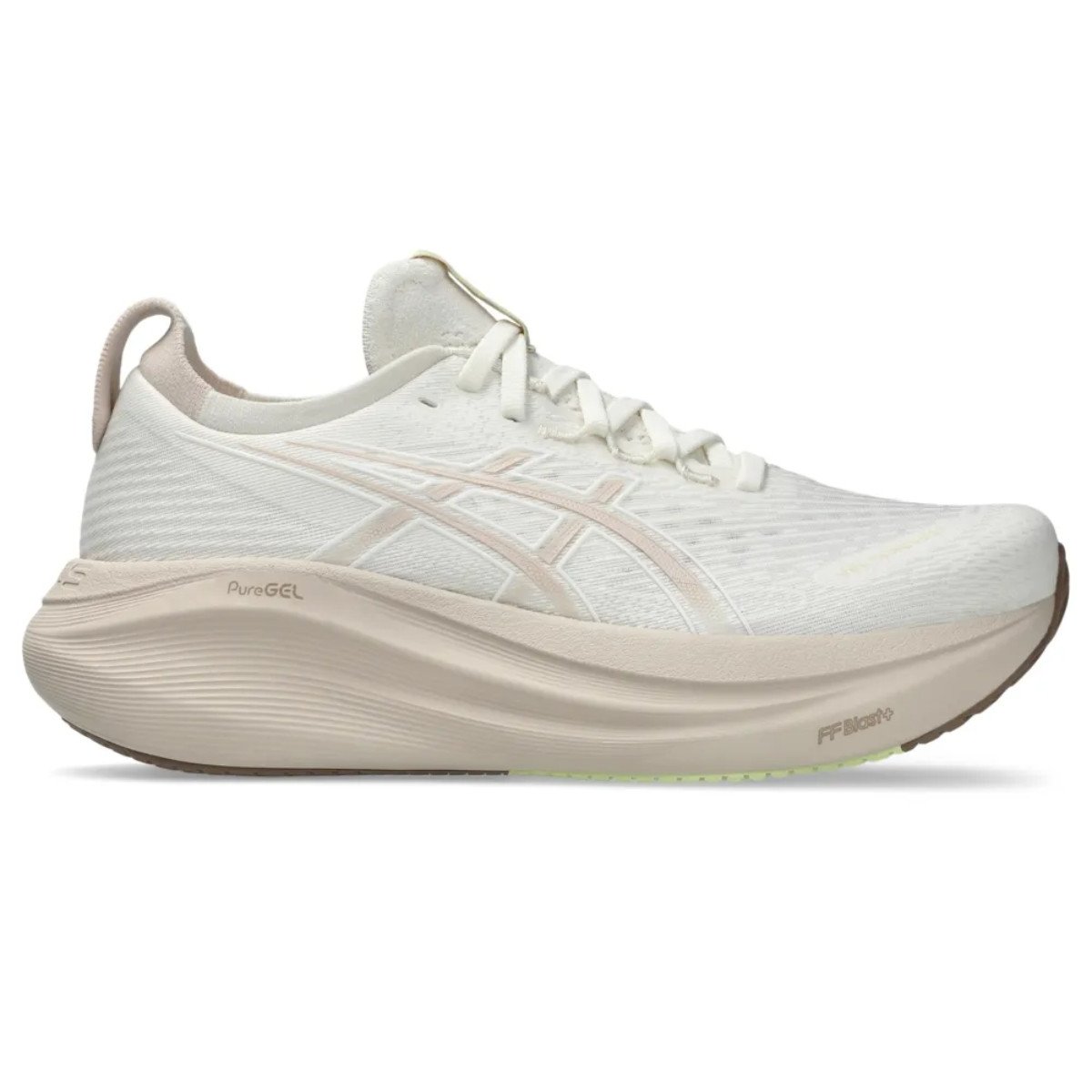 Tênis Feminino Gel Nimbus 27 Cream Asics - Bege - KellesNet