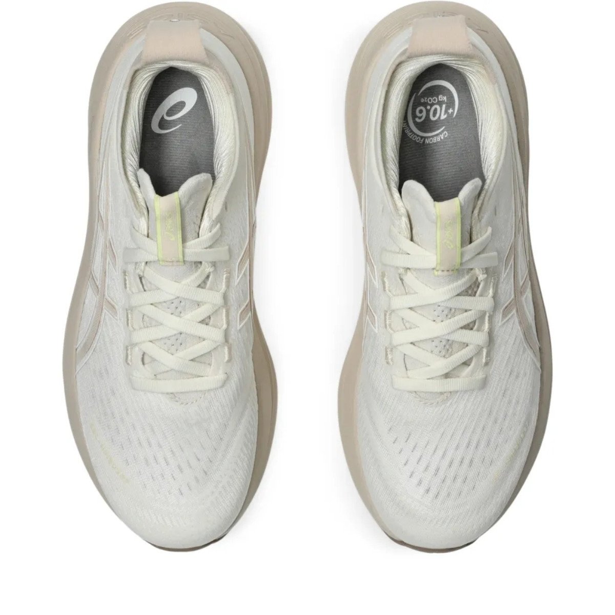 Tênis Feminino Gel Nimbus 27 Cream Asics - Bege - KellesNet
