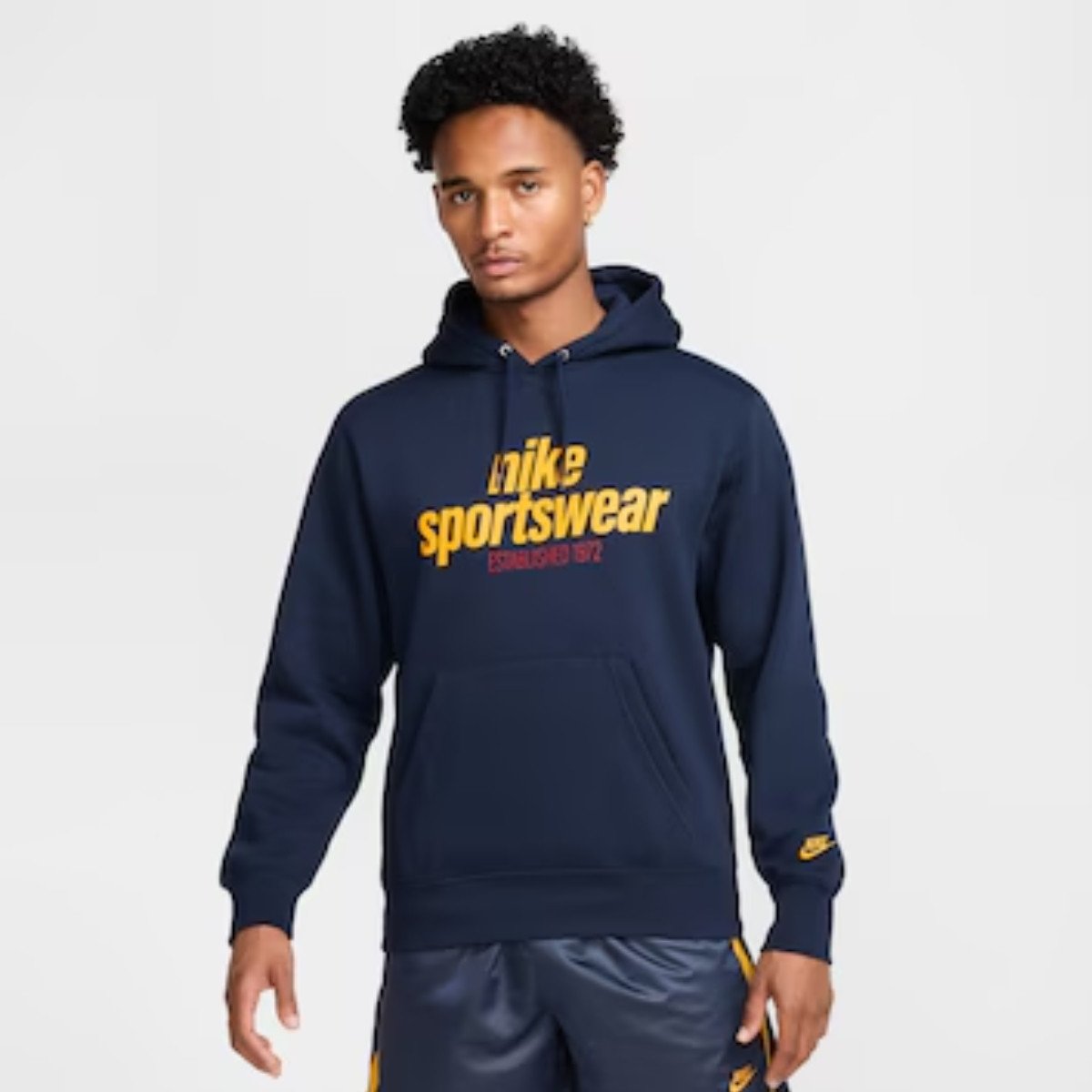 Blusão Nike Sportswear Club GFX Masculino - Azul - KellesNet
