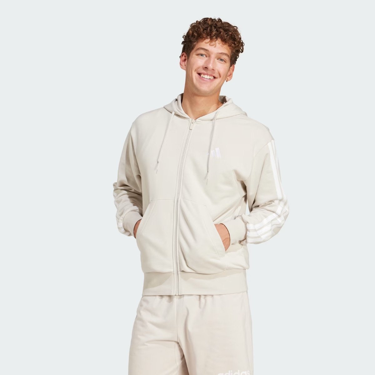 Blanc&Eclare3点おまとめ Moletom Masculino Capuz Zíper Essentials Três Listras Adidas