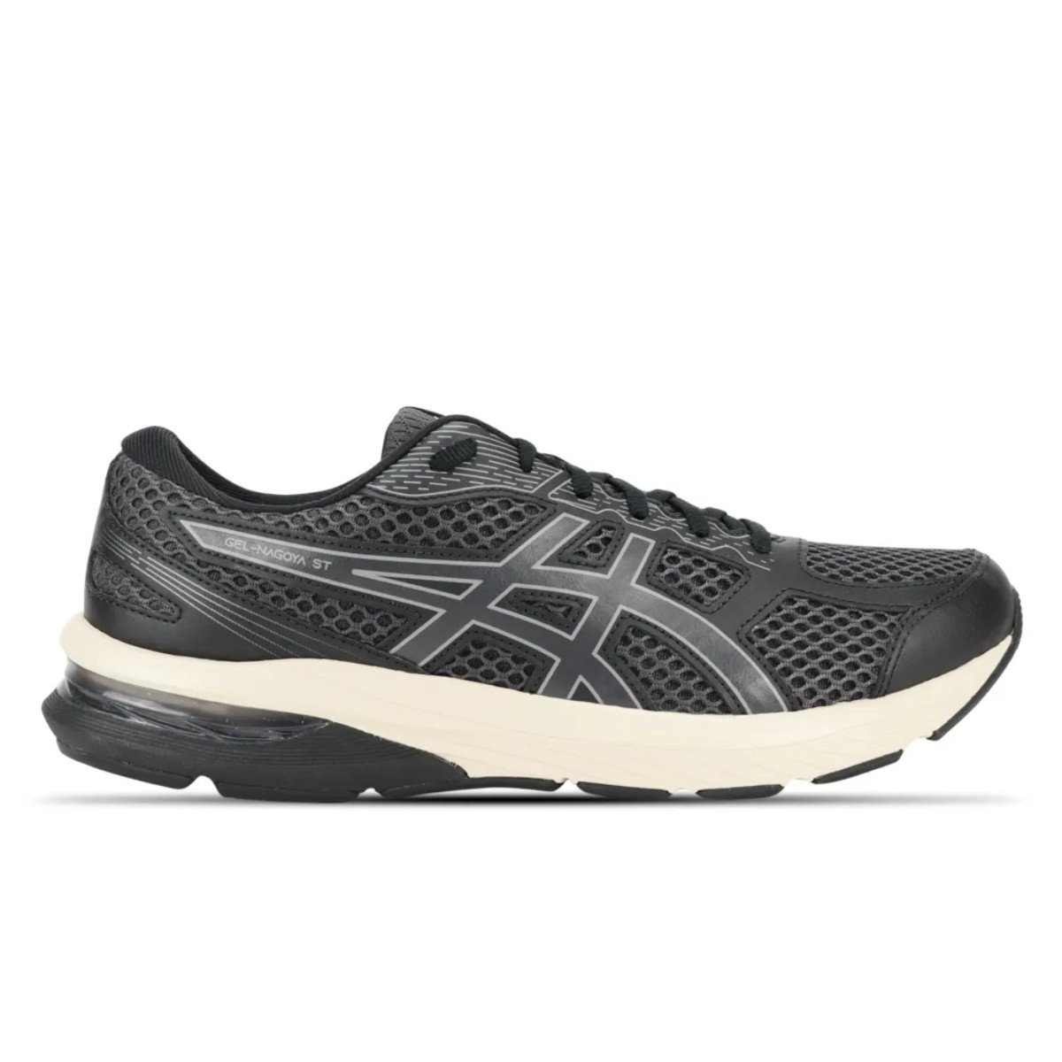 Tênis Masculino Gel Nagoya ST Obsidian Asics - Cinza/Preto - KellesNet