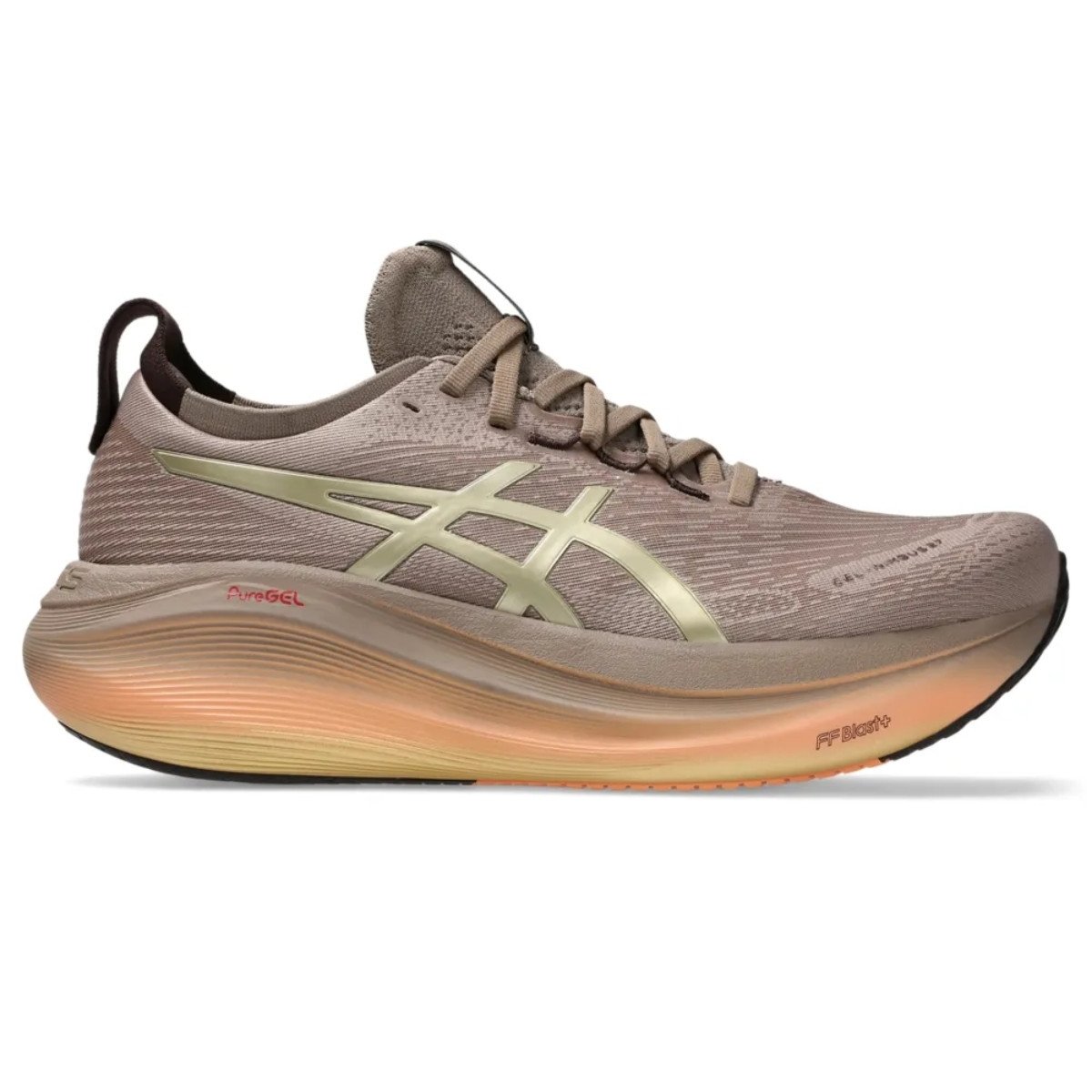 Tênis Feminino Nimbus 27 Luxe Asics - Dourado - KellesNet