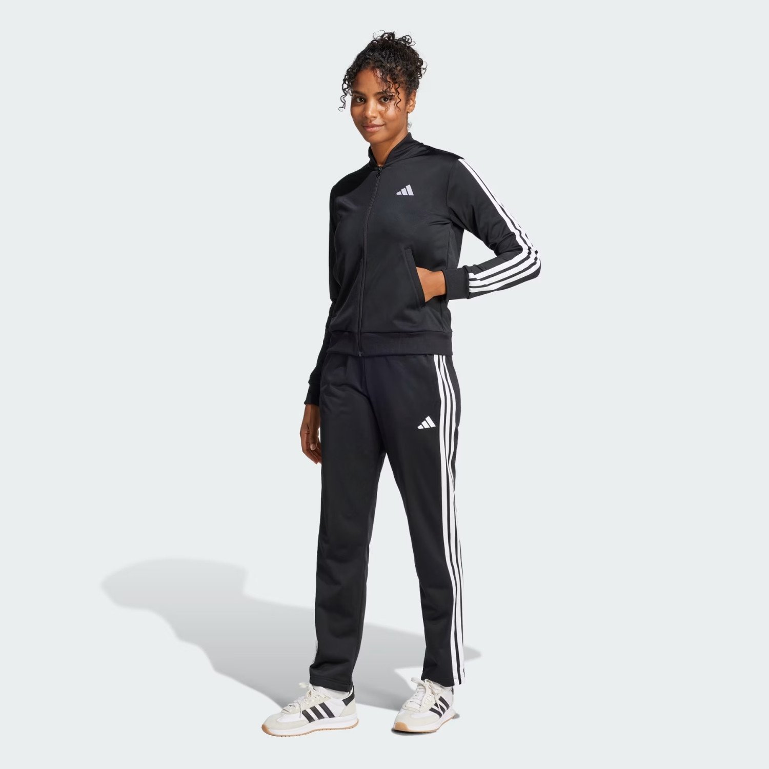   Sports Essentials 3セット Lサイズ Agasalho Feminino Adidas Essentials 3 Listras - Preto - KellesNet
