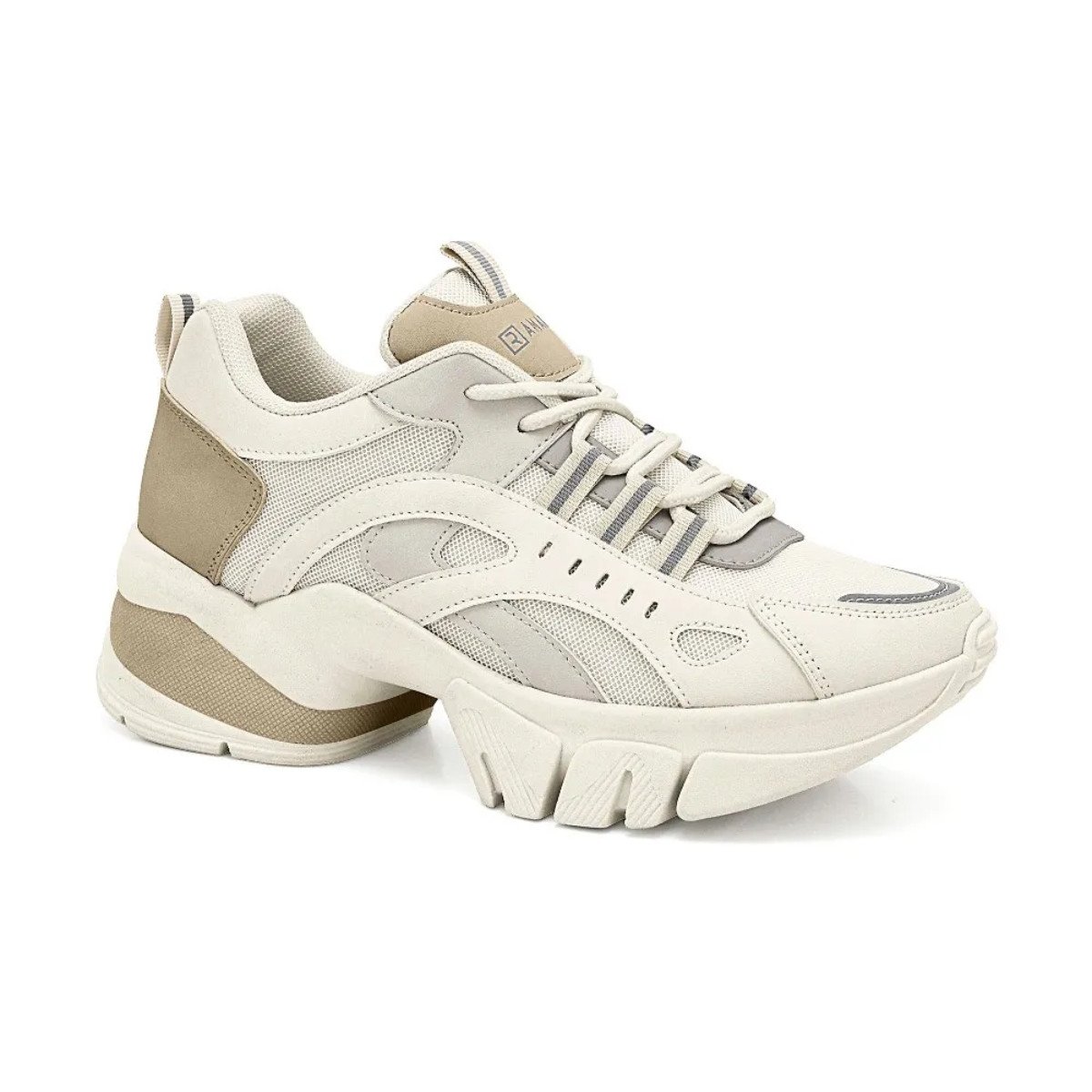 Tênis Feminino Moda 2480231-0006 Ramarim - Branco Off - KellesNet