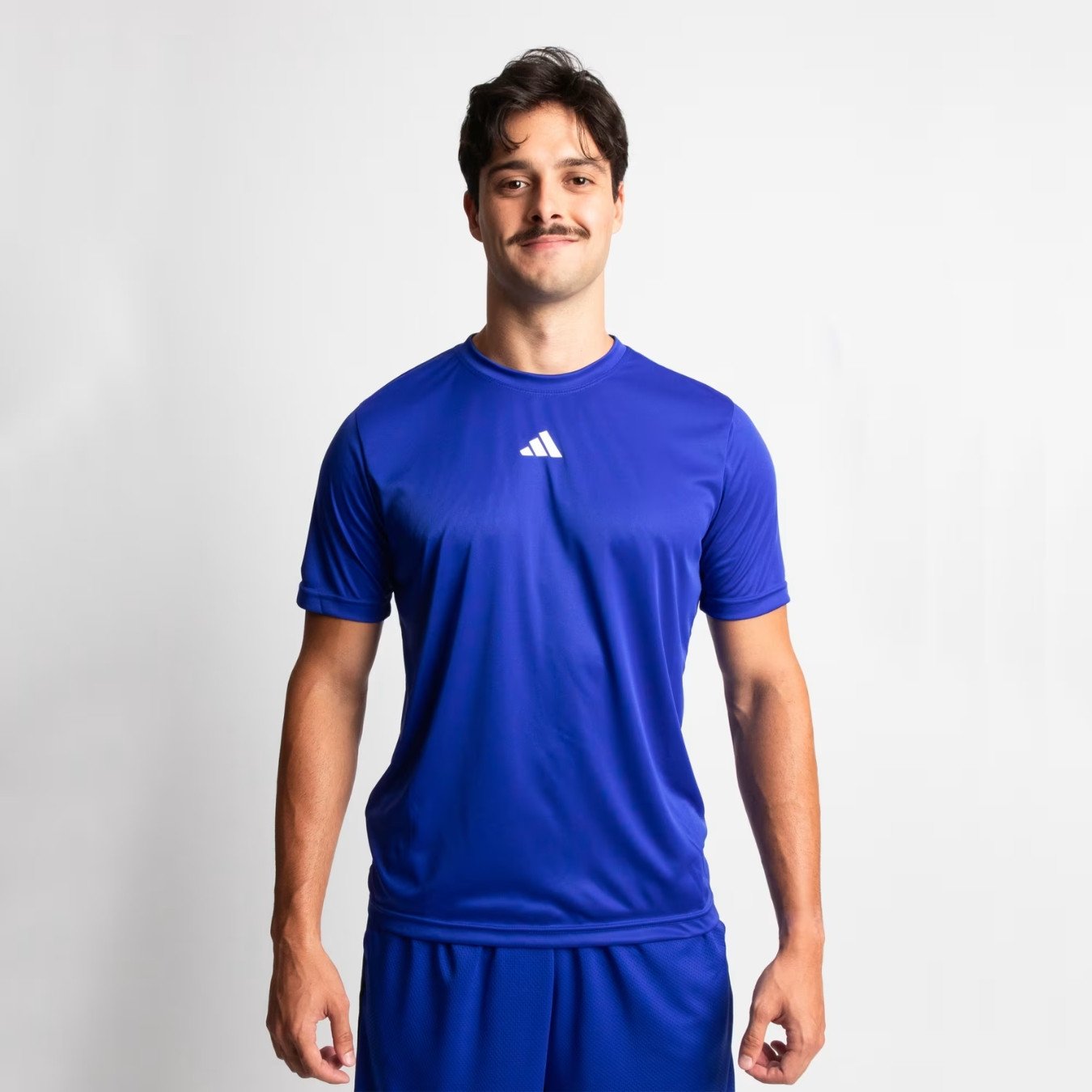 キセル Camiseta Masculino Treino Básica Adidas - Azul - KellesNet
