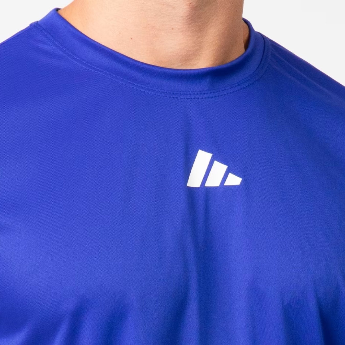 Camiseta Masculino Treino Básica Adidas - Azul - KellesNet