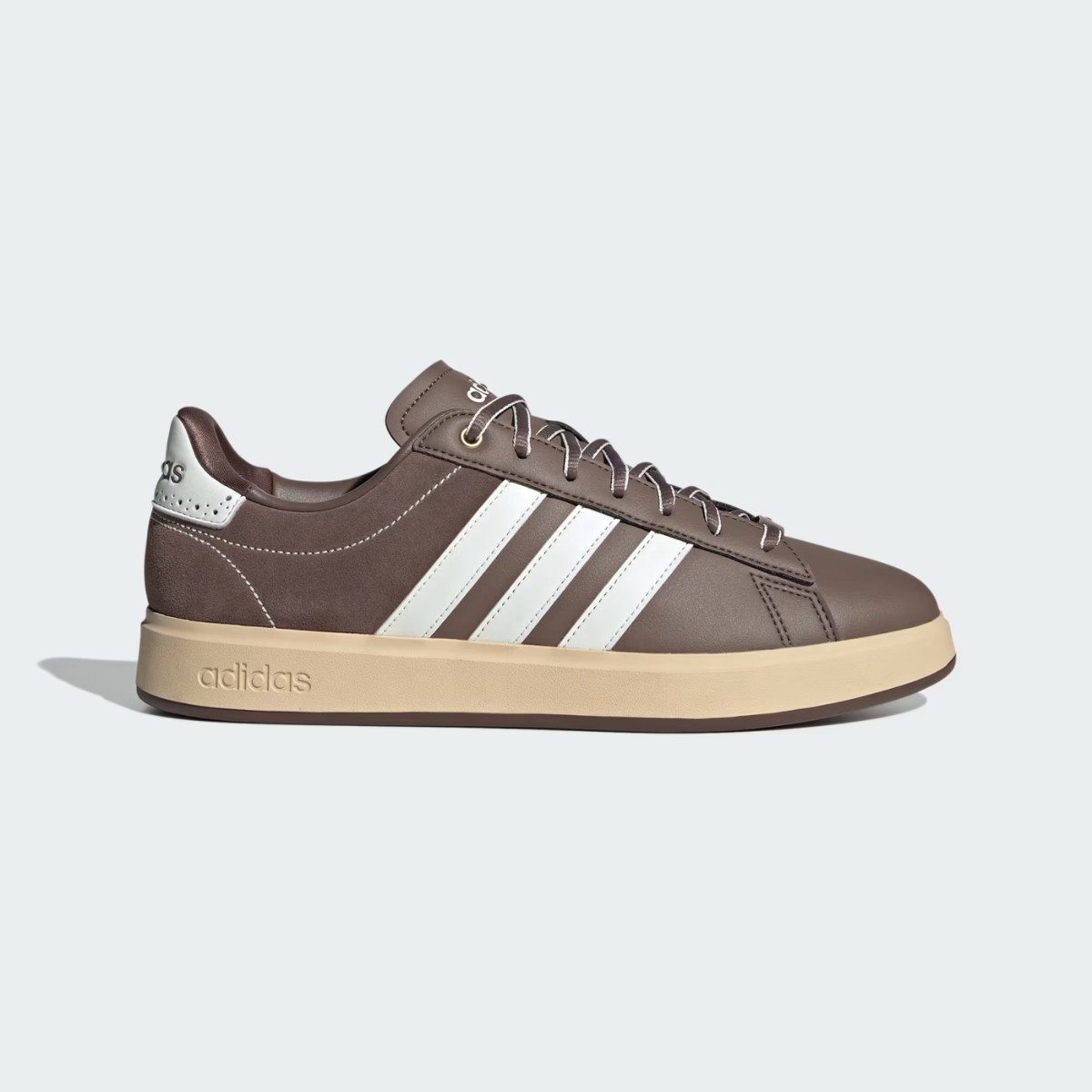 Tênis Casual Masculino Grand Court 2.0 - Marrom - Kellesnet