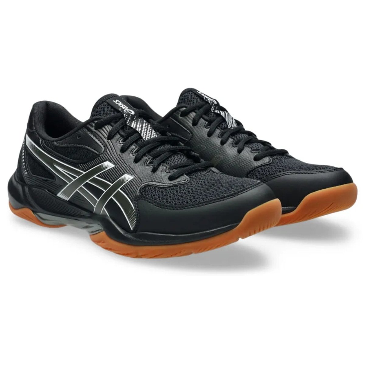 Tênis ASICS Gel-Rocket 12 - Masculino - Preto/Cinza - KellesNet