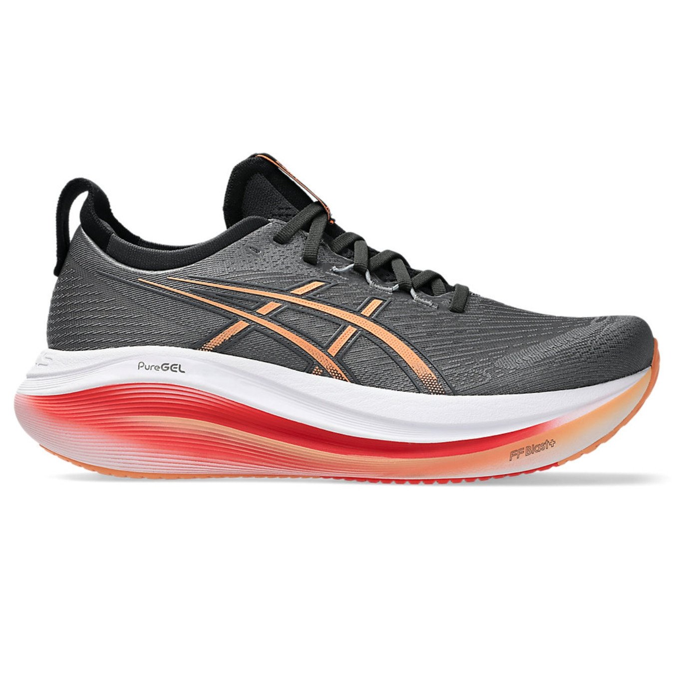 Tênis Masculino Gel Nimbus 27 Corrida Asics - Cinza Escuro