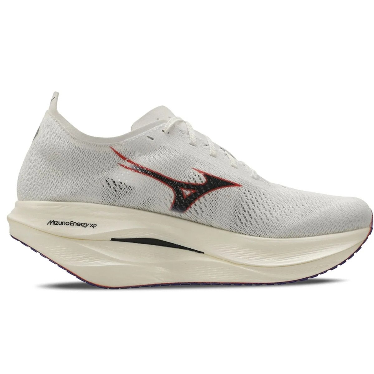 Tênis de Corrida Mizuno Wave Rebellion Pro 3 - Branco/Vermelho