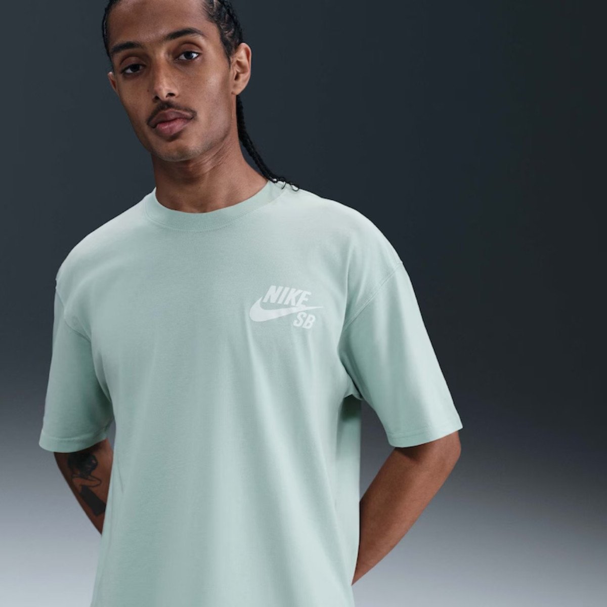 Camiseta Nike SB Masculina - Verde Água - KellesNet