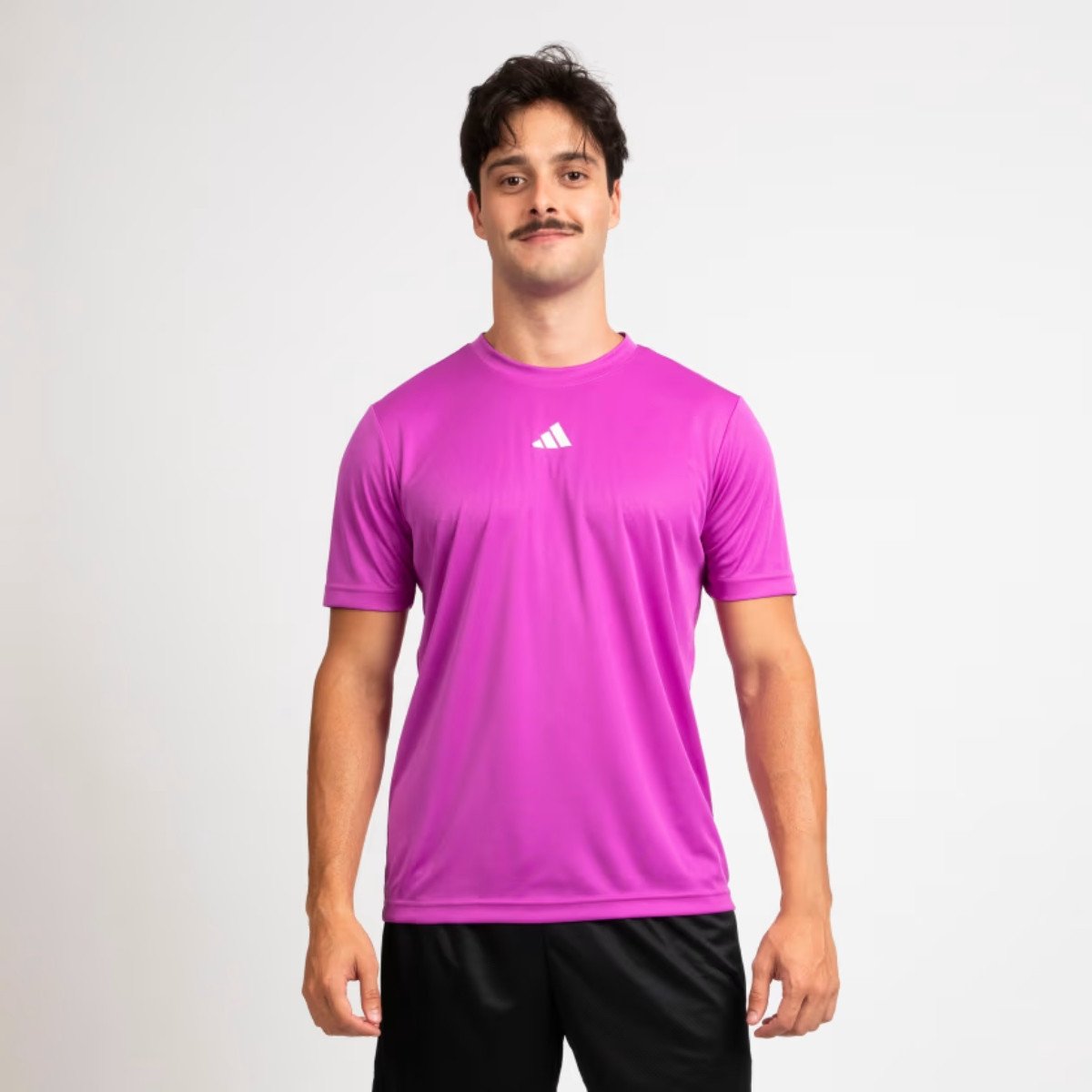 Camiseta Masculina Treino Basica Adidas - Roxa