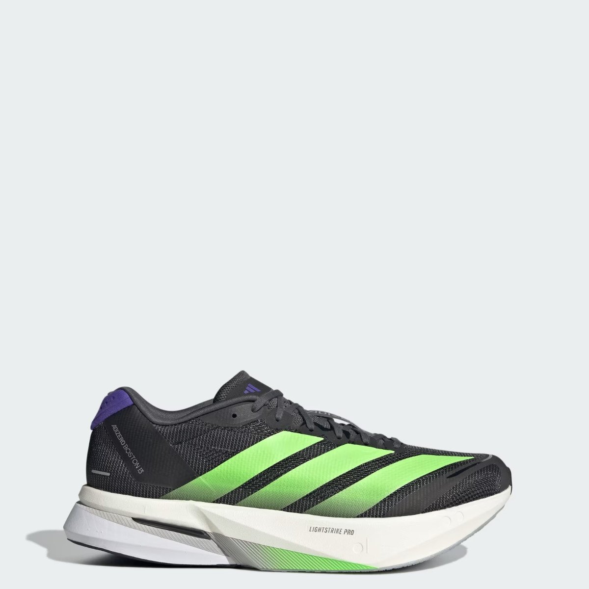 Tênis Masculino Adidas Adizero Boston 13 - Preto/verde - kellesnet