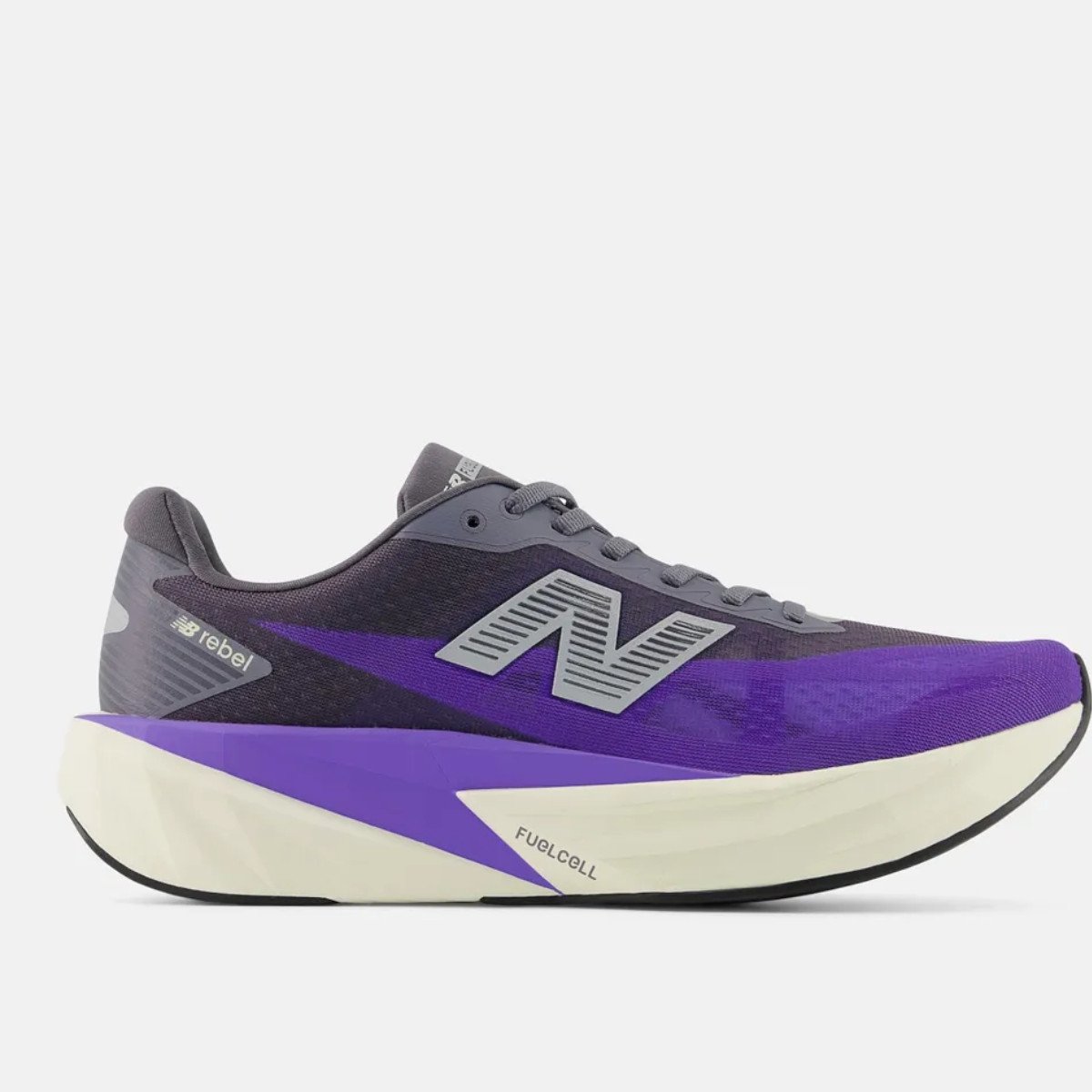 Tênis Masculino Fuelcell Rebel New Balance - Cinza/Roxo - KellesNet