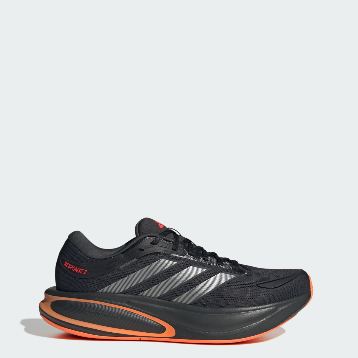Tênis Masculino Adidas Response 2 - Preto/Laranja - KellesNet